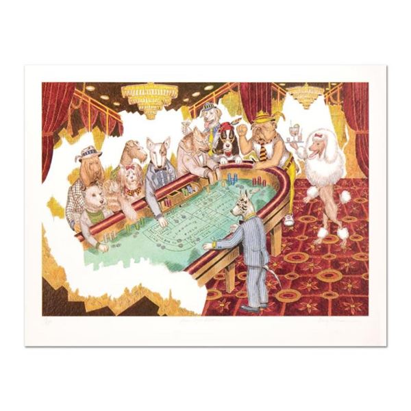 George Crionas (1925-2004), "Seven Come Eleven" Limited Edition Lithograph, Numb