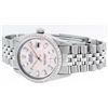 Image 7 : Rolex Men's Stainless Steel Baguette Diamond 36MM Datejust Wristwatch