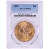 Image 1 : 1895 $20 Liberty Head Double Eagle Gold Coin PCGS MS62