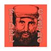 Image 1 : Steve Kaufman (1960-2010) "Fidel Castro" Original Serigraph on Canvas