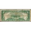 Image 2 : 1929 $5 Chapin National Bank & Trust Springfield, MA CH# 4907 National Currency Note