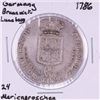 Image 1 : 1786 Germany Brunswick Luneburg 24 Marie groschen Coin