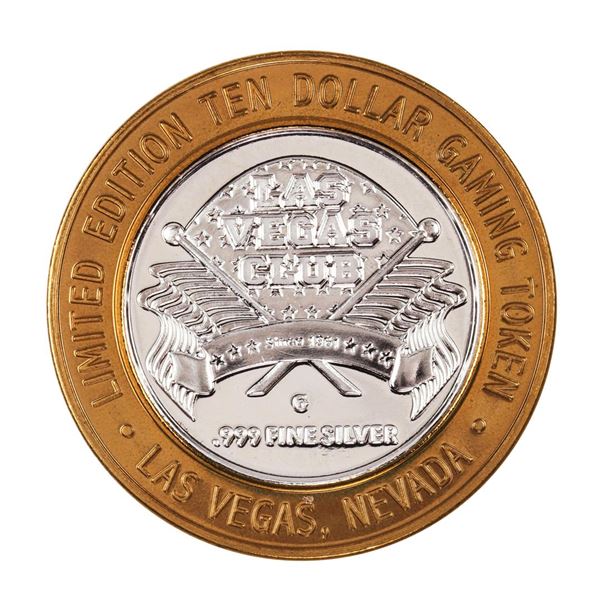 .999 Silver Las Vegas, Nevada Club $10 Casino Limited Edition Gaming Token