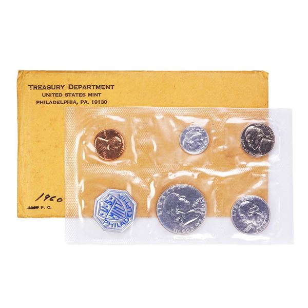 1960 (5) Coin Proof Set in Envelope