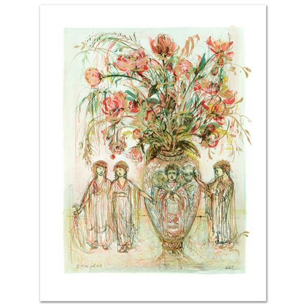 Edna Hibel (1917-2014) "Ancient Wisdom" Limited Edition Lithograph