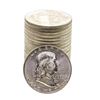 Image 1 : Roll of (20) Brilliant Uncirculated 1953-D Franklin Half Dollar Coins