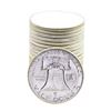 Image 2 : Roll of (20) Brilliant Uncirculated 1963 Franklin Half Dollar Coins