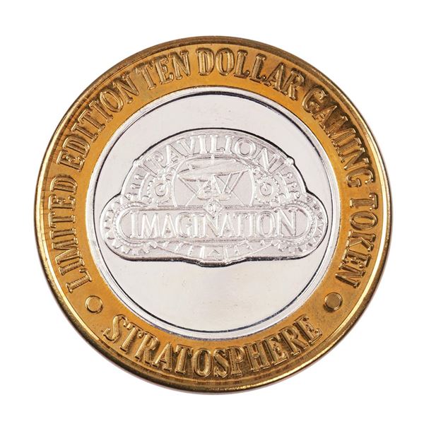 .999 Silver Stratosphere Las Vegas, Nevada $10 Casino Limited Edition Gaming Token