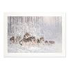 Image 1 : Larry Fanning (1938-2014) "Crystal Forest - Gray Wolves" Limited Edition Lithograph