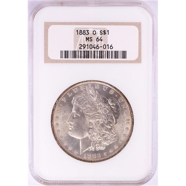 1883-O $1 Morgan Silver Dollar Coin NGC MS64 Old Holder