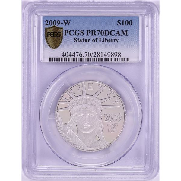 2009-W $100 Proof Platinum American Eagle Coin PCGS PR70DCAM