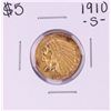 Image 1 : 1910-S $5 Indian Head Half Eagle Gold Coin