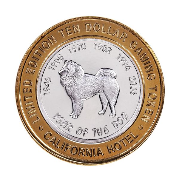 .999 Fine Silver Sam Boyd's California Casino $10 Limited Edition Gaming Token