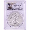 Image 1 : 2016-P $1 American Silver Eagle Coin PCGS Gem BU Struck at the Philadelphia Mint