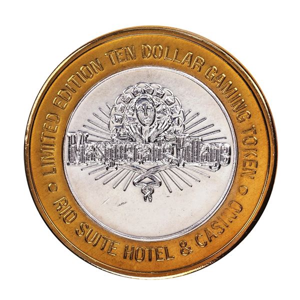 .999 Silver Rio Suite Hotel & Casino Las Vegas, NV $10 Limited Edition Gaming Token