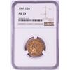 Image 1 : 1909-S $5 Liberty Head Half Eagle Gold Coin NGC AU55