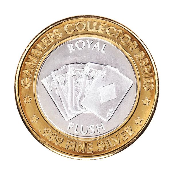 .999 Fine Silver Sam's Town Casino Kansas City $10 Limited Edition Gaming Token