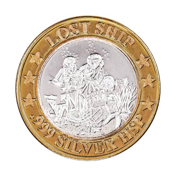 .999 Silver Royal Caribbean Cruise Line $10 Casino Limited Edition Gaming Token