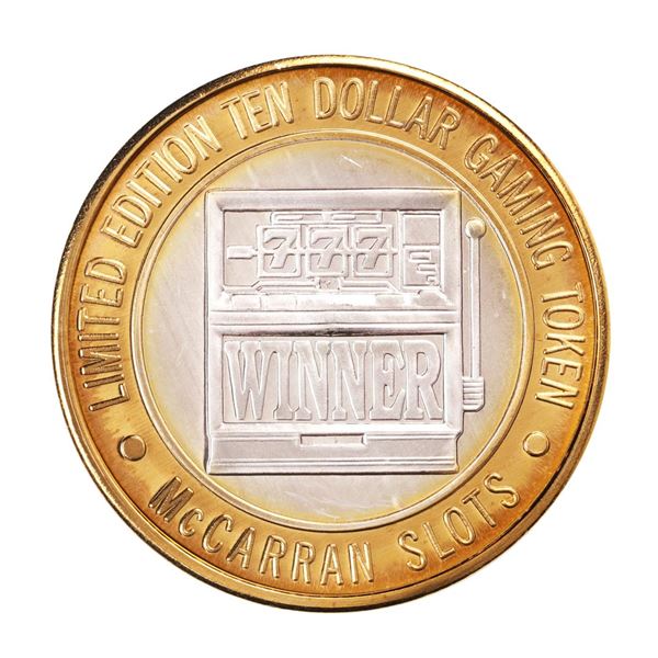 .999 Silver McCarran International Airport Las Vegas, NV $10 Limited Casino Token