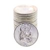 Image 1 : Roll of (20) Brilliant Uncirculated 1955 Franklin Half Dollar Coins
