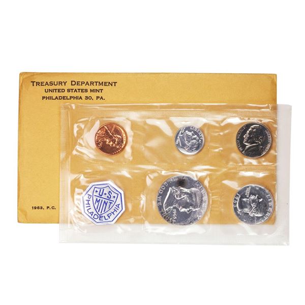 1963 (5) Coin Proof Set in Envelope