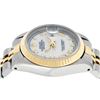 Image 8 : Rolex Ladies Two Tone Steel & Gold White Roman 26MM Oyster Perpetual Datejust Watch