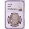Image 1 : 1878-S $1 Morgan Silver Dollar Coin NGC MS63