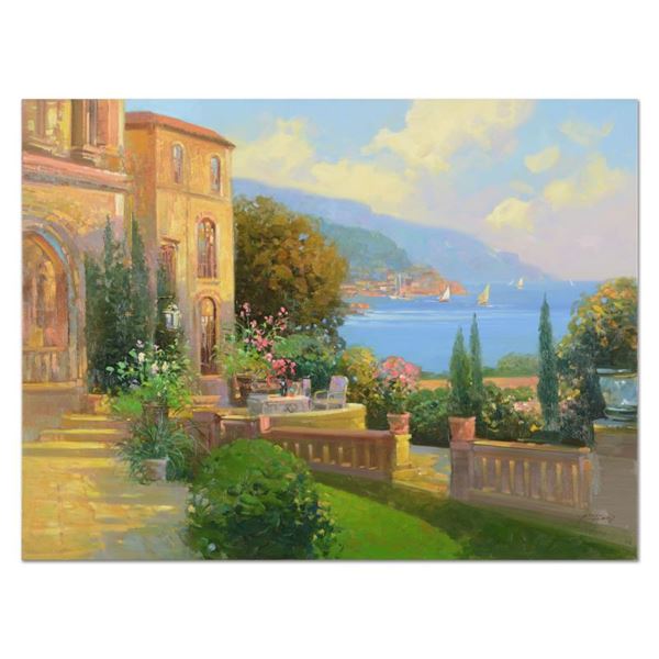 Feng "Majestic Riviera" Original Oil on Canvas