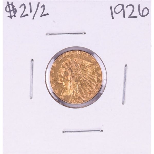 1926 $2 1/2 Indian Head Quarter Eagle Gold Coin