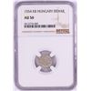 Image 1 : 1554 KB Hungary Denar 'Madonna and Child' Coin NGC AU50