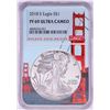Image 1 : 2018-S $1 Proof American Silver Eagle Coin NGC PF69 Ultra Cameo Bridge Core