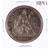 Image 1 : 1841 $1 Seated Liberty Silver Dollar Coin