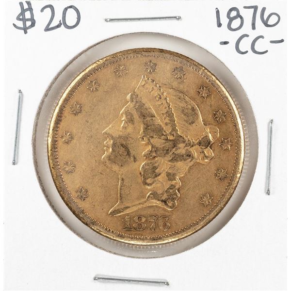 1876-CC $20 Liberty Head Double Eagle Gold Coin