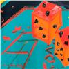 Image 3 : Henrie (1932-1999) "7 Come 11" Original Oil on Canvas