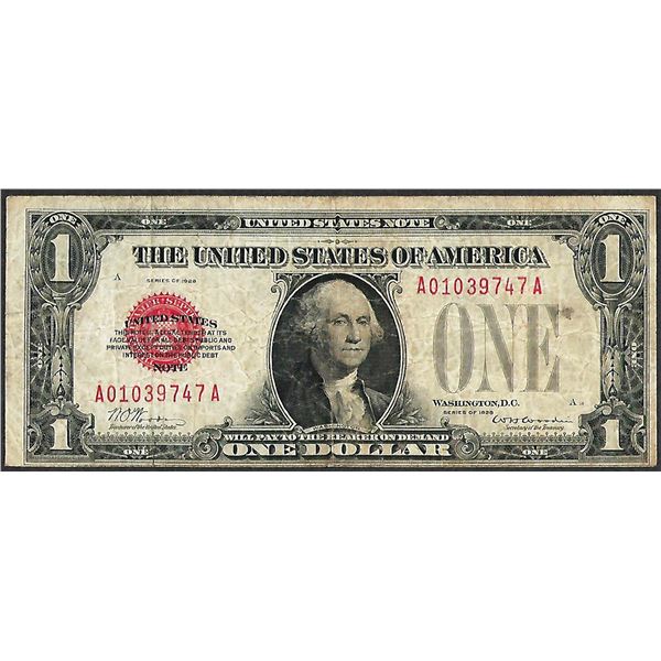 1928 $1 Legal Tender Note