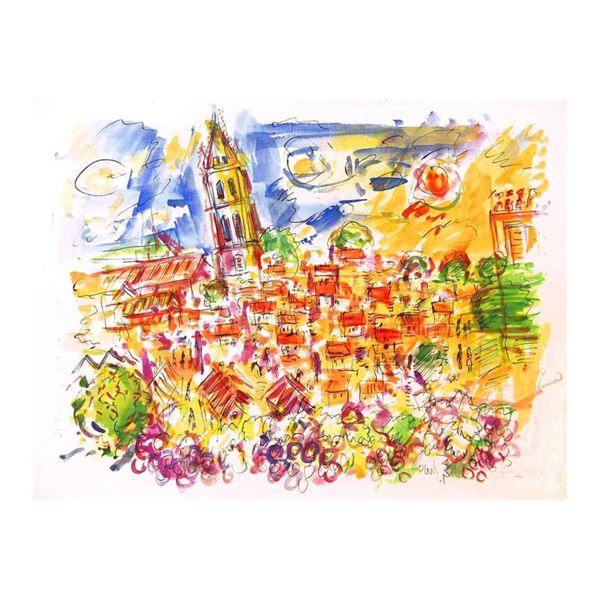 Ensrud "St Emilion - 2" Original Mixed Media on Paper