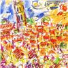 Image 2 : Ensrud "St Emilion - 2" Original Mixed Media on Paper
