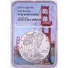 Image 1 : 2019-S $1 Proof American Silver Eagle Coin NGC PF69 Ultra Cameo Bridge Core