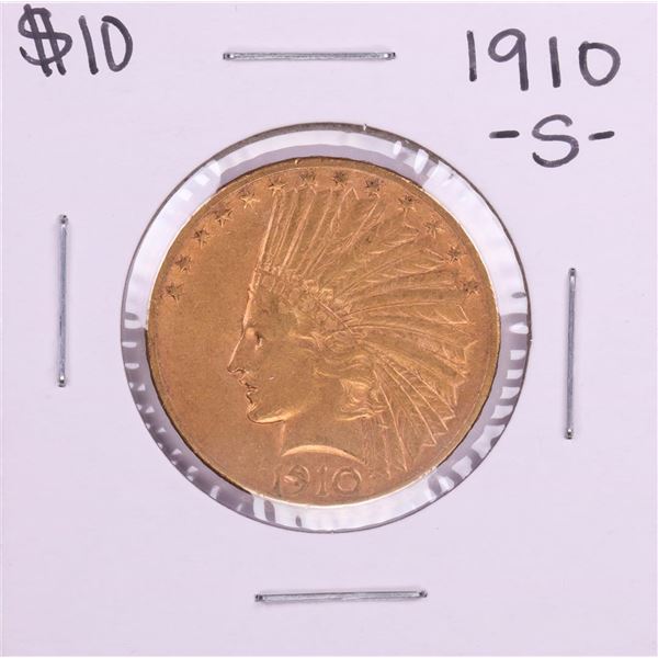 1910-S $10 Indian Head Eagle Gold Coin