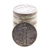 Image 1 : Roll of (20) Mixed Date Walking Liberty Half Dollar Coins