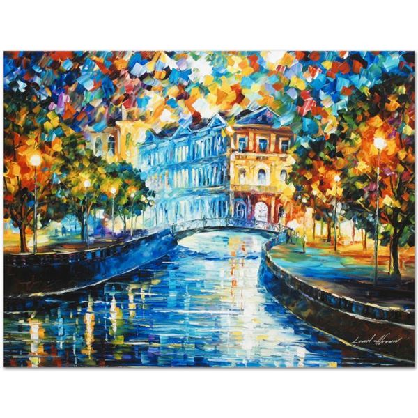 Leonid Afremov (1955-2019) "House on the Hill" Limited Edition Giclee