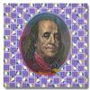 Image 1 : Steve Kaufman (1960-2010) "New Ben" Original Mixed Media on Canvas