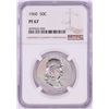 Image 1 : 1960 Proof Franklin Half Dollar Coin NGC PF67