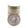 Image 2 : Roll of (20) Brilliant Uncirculated 1922 $1 Peace Silver Dollar Coins