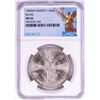 Image 1 : 1984Mo Mexico 1 Onza Libertad Silver Coin NGC MS66