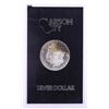 Image 2 : 1880-CC $1 Morgan Silver Dollar Coin GSA Hoard w/Box Nice Toning