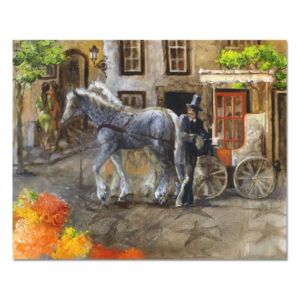 Sotskova "Town in Bloom" Original Oil on Canvas