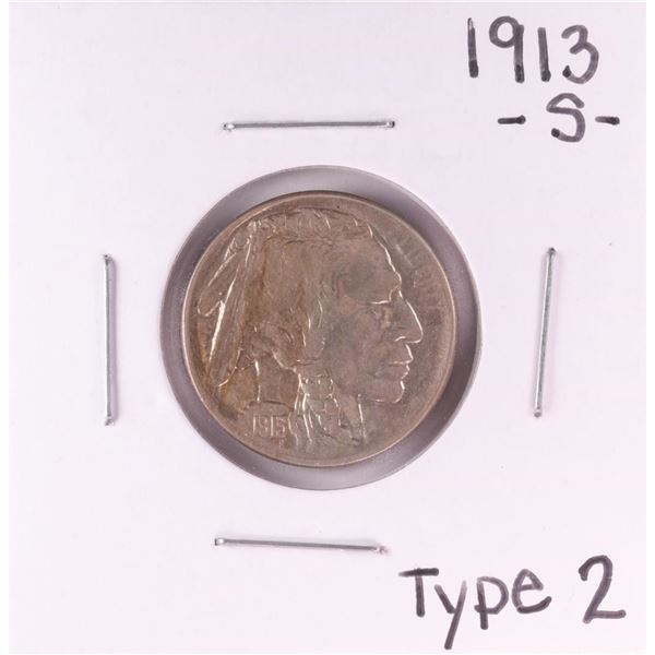 1913-S Type 2 Buffalo Nickel Coin