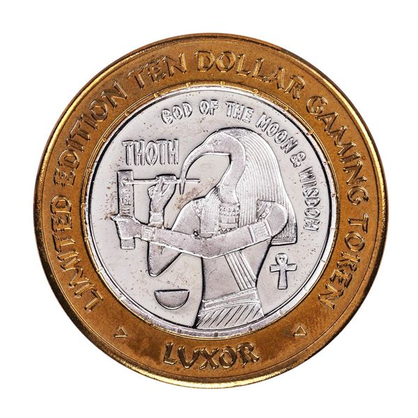 .999 Fine Silver Luxor Las Vegas, Nevada $10 Limited Edition Gaming Token