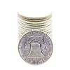 Image 2 : Roll of (20) Brilliant Uncirculated 1963 Franklin Half Dollar Coins